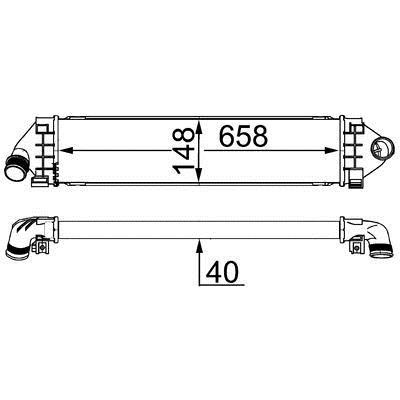 Mahle/Behr CI 394 000S Інтеркулер CI394000S: Купити в Україні - Добра ціна на EXIST.UA!