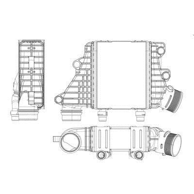 CI412000P Mahle/Behr Интеркулер
