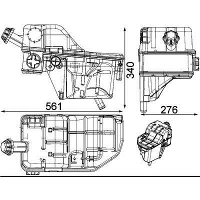 Mahle/Behr Бачок расширительный – цена 6558 UAH