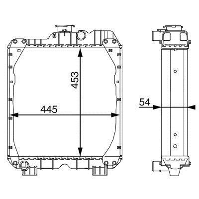 Mahle/Behr Радиатор охлаждения двигателя – цена 17508 UAH