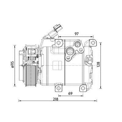 ACP1467000P Mahle/Behr Компрессор кондиционера