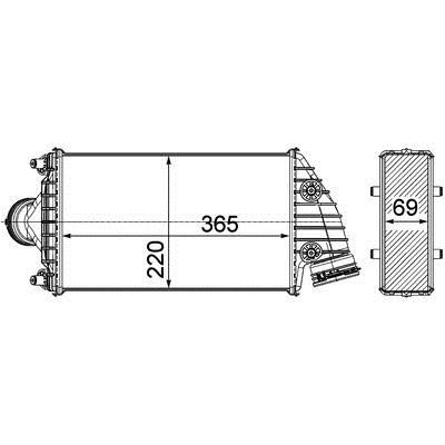 Mahle/Behr Интеркулер – цена 24954 UAH