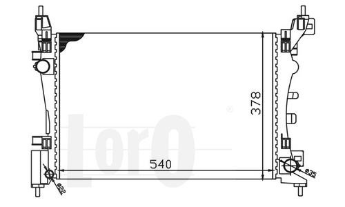 Масляний радіатор автомобіля Fiat Qubo (Фіат Кубо): 0160170043 Abakus Радіатор охолодження двигуна