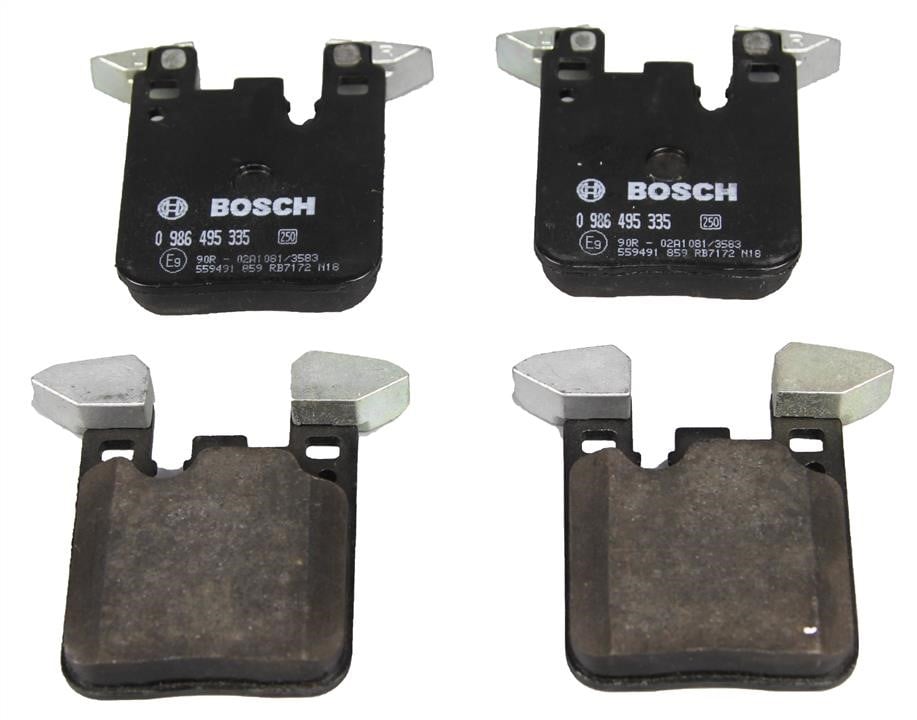Bosch 0 986 495 335 Гальмівні колодки, комплект 0986495335: Купити в Україні - Добра ціна на EXIST.UA!