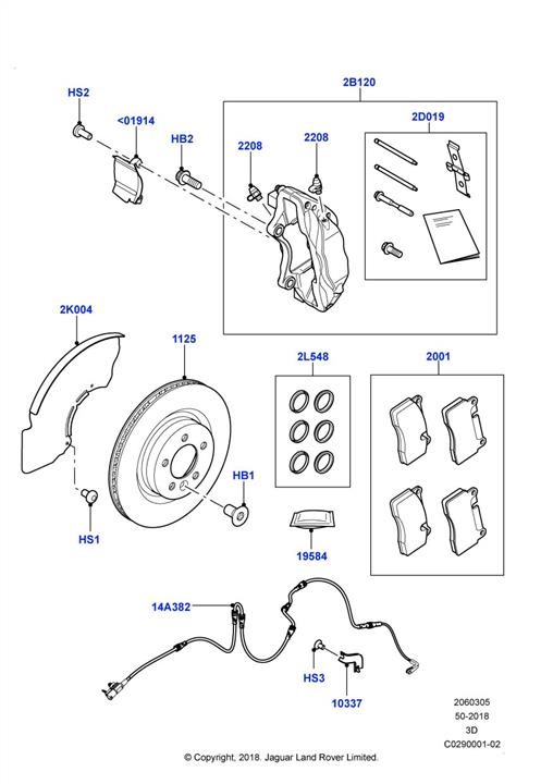 Land Rover LR138646 Тормозные колодки дисковые передние, комплект LR138646: Отличная цена - Купить в Украине на EXIST.UA! LR138646 Land Rover Тормозные колодки дисковые передние, комплект
