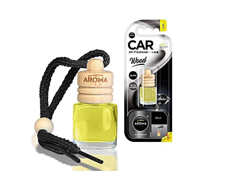 63118 Aroma Car Ароматизатор Aroma Car Wood Black (Блэк), 6 мл