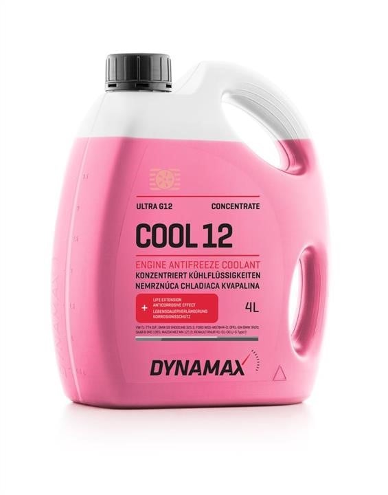 Dynamax 500144 Антифриз Dynamax COOL 12 ULTRA G12 + червоний, концентрат -80, 4 л 500144: Купити в Україні - Добра ціна на EXIST.UA!
