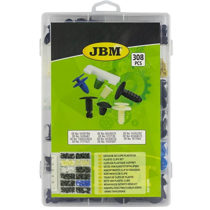 Набір кліпс пластмасових (308 шт) (Fiat) JBM 52900