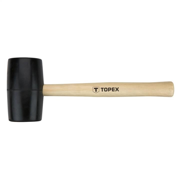 Topex 02A344 Киянка гумова 450 г, дерев'яна ручка 02A344: Купити в Україні - Добра ціна на EXIST.UA!