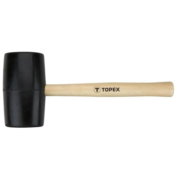 Topex 02A347 Киянка гумова 900 г, рукоятка дерев'яна 02A347: Купити в Україні - Добра ціна на EXIST.UA!