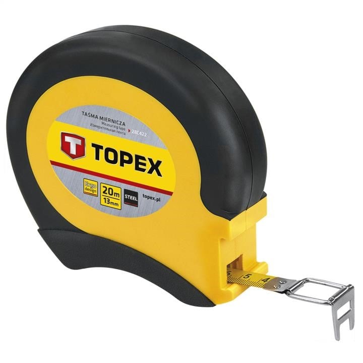 Topex 28C422 Стрічка вимірювальна сталева, 20 м 28C422: Купити в Україні - Добра ціна на EXIST.UA!