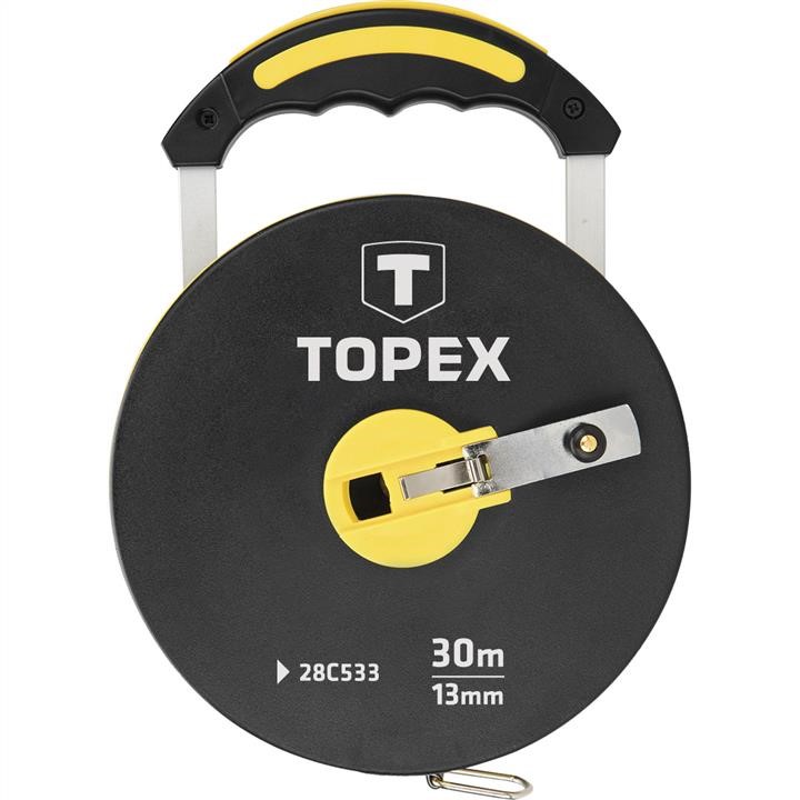 Topex 28C533 Стрічка вимірювальна, скловолокно, 30 м 28C533: Купити в Україні - Добра ціна на EXIST.UA!