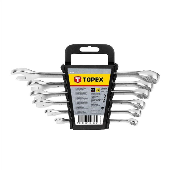 Topex 35D755 Набір ключів комбінованих, 8-17 мм, 6 шт. 35D755: Купити в Україні - Добра ціна на EXIST.UA!