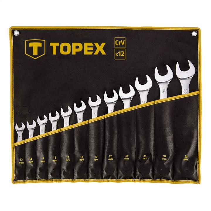 Topex 35D758 Набір ключів комбінованих, 13-32 мм, 12 шт 35D758: Купити в Україні - Добра ціна на EXIST.UA!