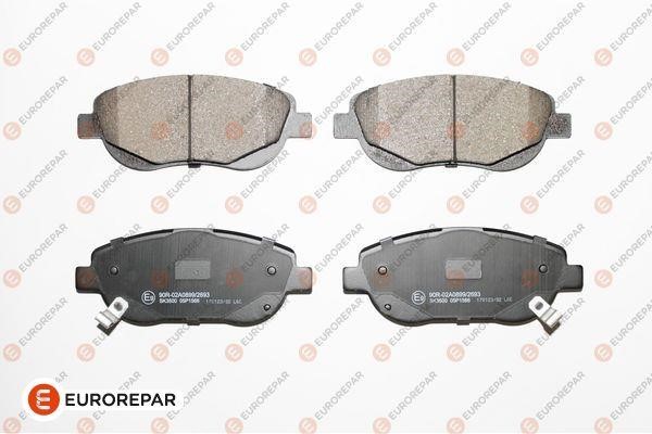 1617283980 Eurorepar Тормозные колодки дисковые, комплект