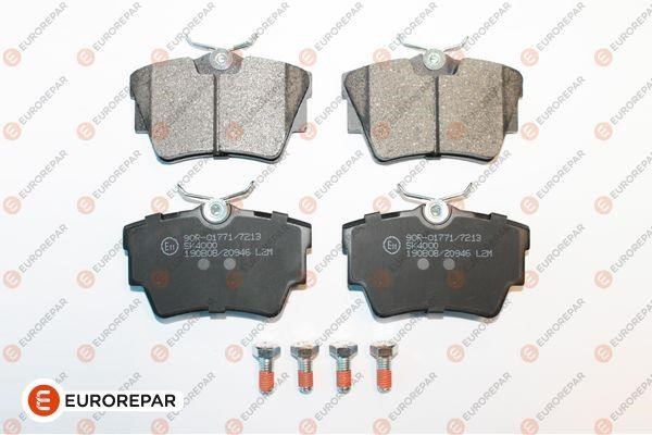 Тормозные колодки дисковые задние, комплект Eurorepar 1617269080
