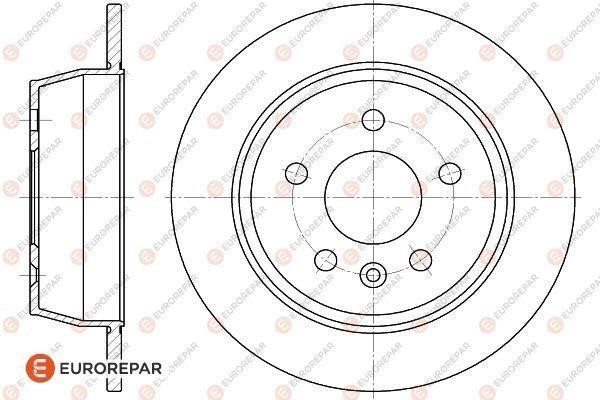 Eurorepar 1618881880 Диск гальмівний, комплект 2шт. 1618881880: Купити в Україні - Добра ціна на EXIST.UA!