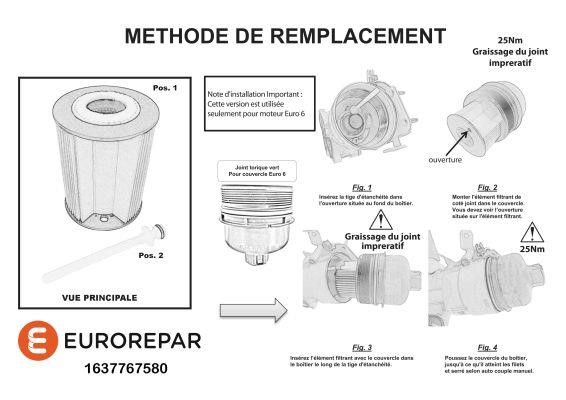 Купить Eurorepar 1637767580 по низкой цене в Украине!