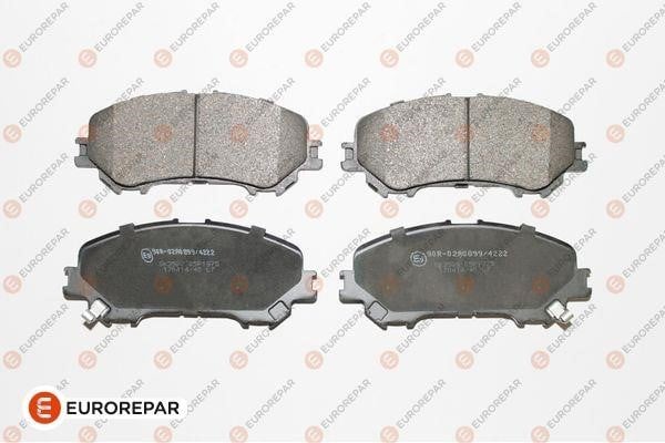 Тормозные колодки дисковые Renault Kadjar (Рено Каджар): 1667814380 Eurorepar Тормозные колодки дисковые, комплект
