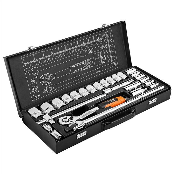 Neo Tools 08-674 Головки змінні 25 шт., 1/2 ", CrV 08674: Купити в Україні - Добра ціна на EXIST.UA!