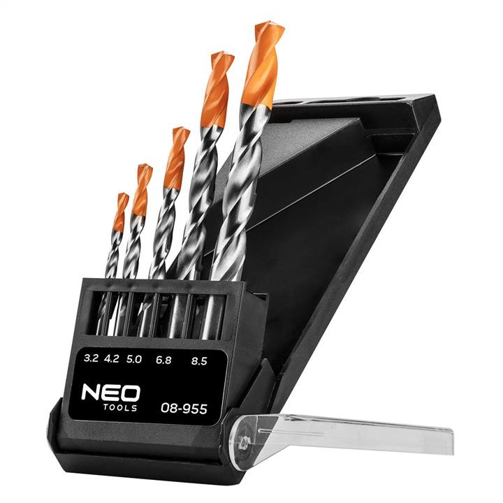 Neo Tools 08-955 Свердла для розгортання герметичних гвинтів, довгі, набір з 5 шт. 08955: Приваблива ціна - Купити в Україні на EXIST.UA!