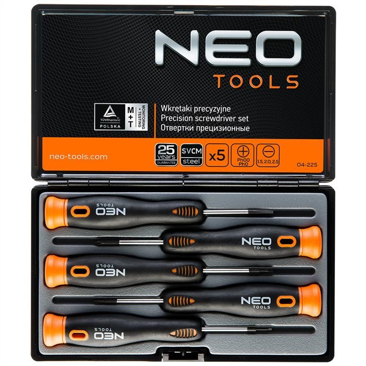 Neo Tools 04-225 Набір прецизійних викруток 04225: Приваблива ціна - Купити в Україні на EXIST.UA!