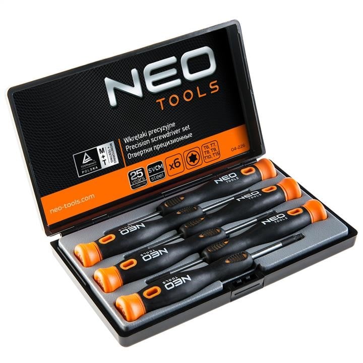 Neo Tools 04-226 Набір прецизійних викруток 04226: Купити в Україні - Добра ціна на EXIST.UA!
