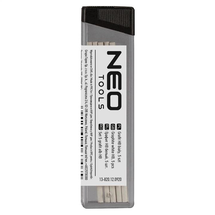 Neo Tools 13-820 Графіт білий HB (до 13-810,13-815), 5 шт. 13820: Приваблива ціна - Купити в Україні на EXIST.UA!