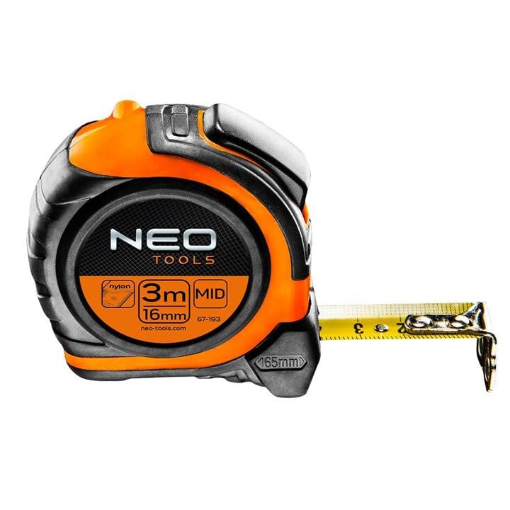 Neo Tools 67-193 Рулетка, сталева стрічка 3 м x 16 мм, магніт, двосторонній друк 67193: Приваблива ціна - Купити в Україні на EXIST.UA!