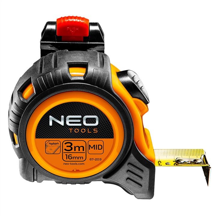 Neo Tools 67-203 Рулетка, сталева стрічка, 3 м x 16 мм, з фіксатором selflock, засувка 67203: Приваблива ціна - Купити в Україні на EXIST.UA!