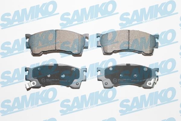 Samko 5SP1017 Гальмівні колодки, комплект 5SP1017: Купити в Україні - Добра ціна на EXIST.UA!