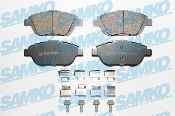 Samko 5SP1590K Гальмівні колодки, комплект 5SP1590K: Купити в Україні - Добра ціна на EXIST.UA!
