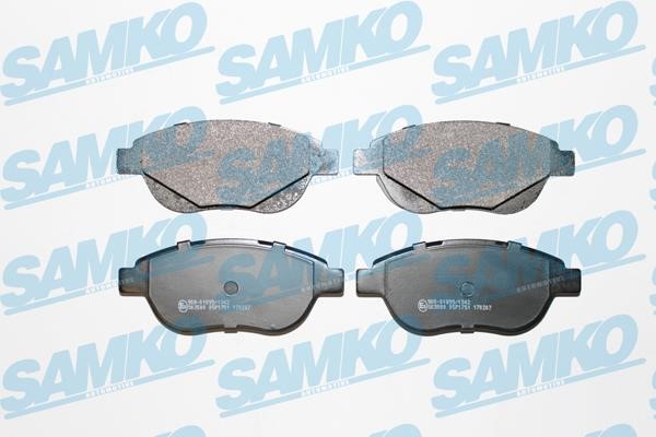 Samko 5SP1751 Гальмівні колодки, комплект 5SP1751: Купити в Україні - Добра ціна на EXIST.UA!