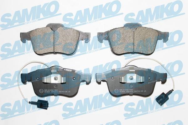 Samko 5SP1612 Гальмівні колодки, комплект 5SP1612: Купити в Україні - Добра ціна на EXIST.UA!