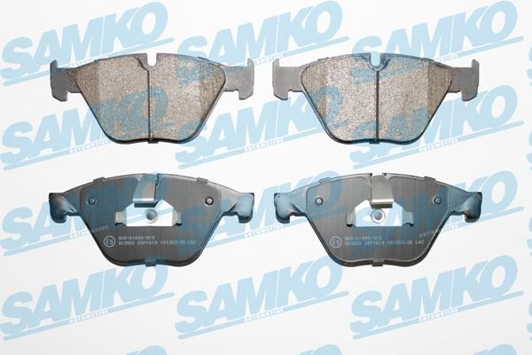 Samko 5SP1619 Гальмівні колодки, комплект 5SP1619: Купити в Україні - Добра ціна на EXIST.UA!