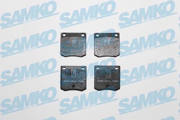 Samko 5SP165 Гальмівні колодки, комплект 5SP165: Купити в Україні - Добра ціна на EXIST.UA!