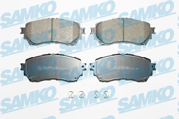 5SP1916 Samko Тормозные колодки дисковые, комплект