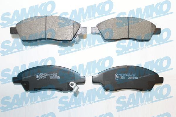 Samko 5SP1686 Гальмівні колодки, комплект 5SP1686: Купити в Україні - Добра ціна на EXIST.UA!