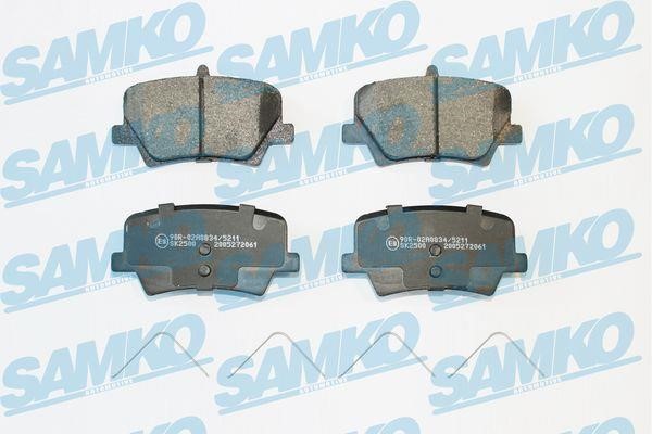 Samko 5SP2061 Гальмівні колодки, комплект 5SP2061: Купити в Україні - Добра ціна на EXIST.UA!
