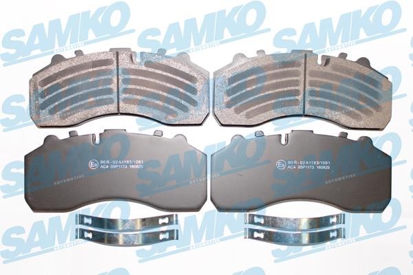 Samko 5SP1173 Гальмівні колодки, комплект 5SP1173: Приваблива ціна - Купити в Україні на EXIST.UA!
