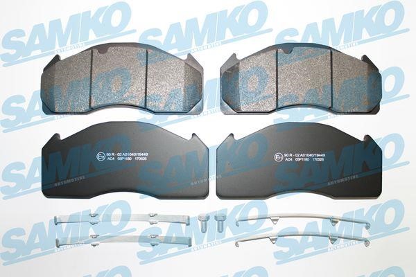 Samko 5SP1180 Гальмівні колодки, комплект 5SP1180: Купити в Україні - Добра ціна на EXIST.UA!