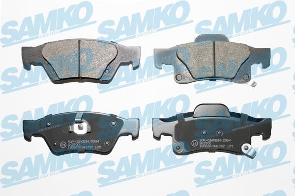 Samko 5SP1737 Гальмівні колодки, комплект 5SP1737: Купити в Україні - Добра ціна на EXIST.UA!