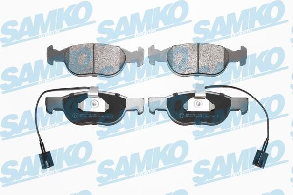 Samko 5SP424 Гальмівні колодки, комплект 5SP424: Купити в Україні - Добра ціна на EXIST.UA!