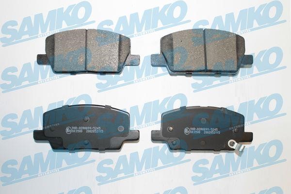 Samko 5SP2115 Гальмівні колодки, комплект 5SP2115: Купити в Україні - Добра ціна на EXIST.UA!
