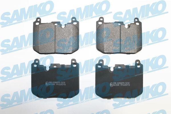 Samko 5SP2116 Гальмівні колодки, комплект 5SP2116: Купити в Україні - Добра ціна на EXIST.UA!