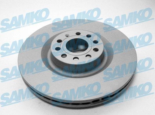 Samko A1024VR Диск гальмівний вентильований, 1 шт. A1024VR: Купити в Україні - Добра ціна на EXIST.UA!