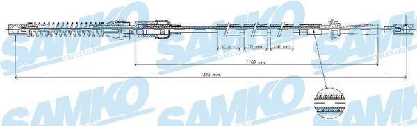 Samko C0073A Трос акселератора C0073A: Купити в Україні - Добра ціна на EXIST.UA!