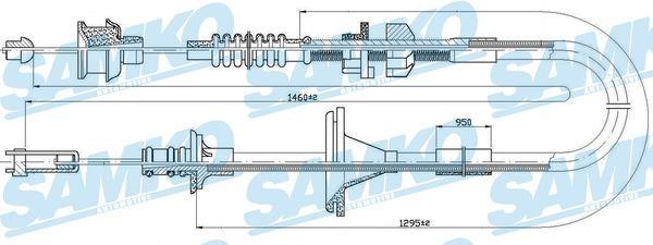 Samko C0216C Трос зчеплення C0216C: Купити в Україні - Добра ціна на EXIST.UA!