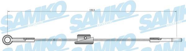 Samko C0222B Трос гальма стоянки C0222B: Купити в Україні - Добра ціна на EXIST.UA!