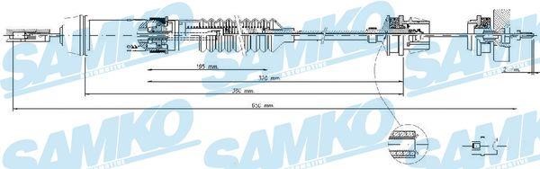 Samko C0340C Трос зчеплення C0340C: Купити в Україні - Добра ціна на EXIST.UA!